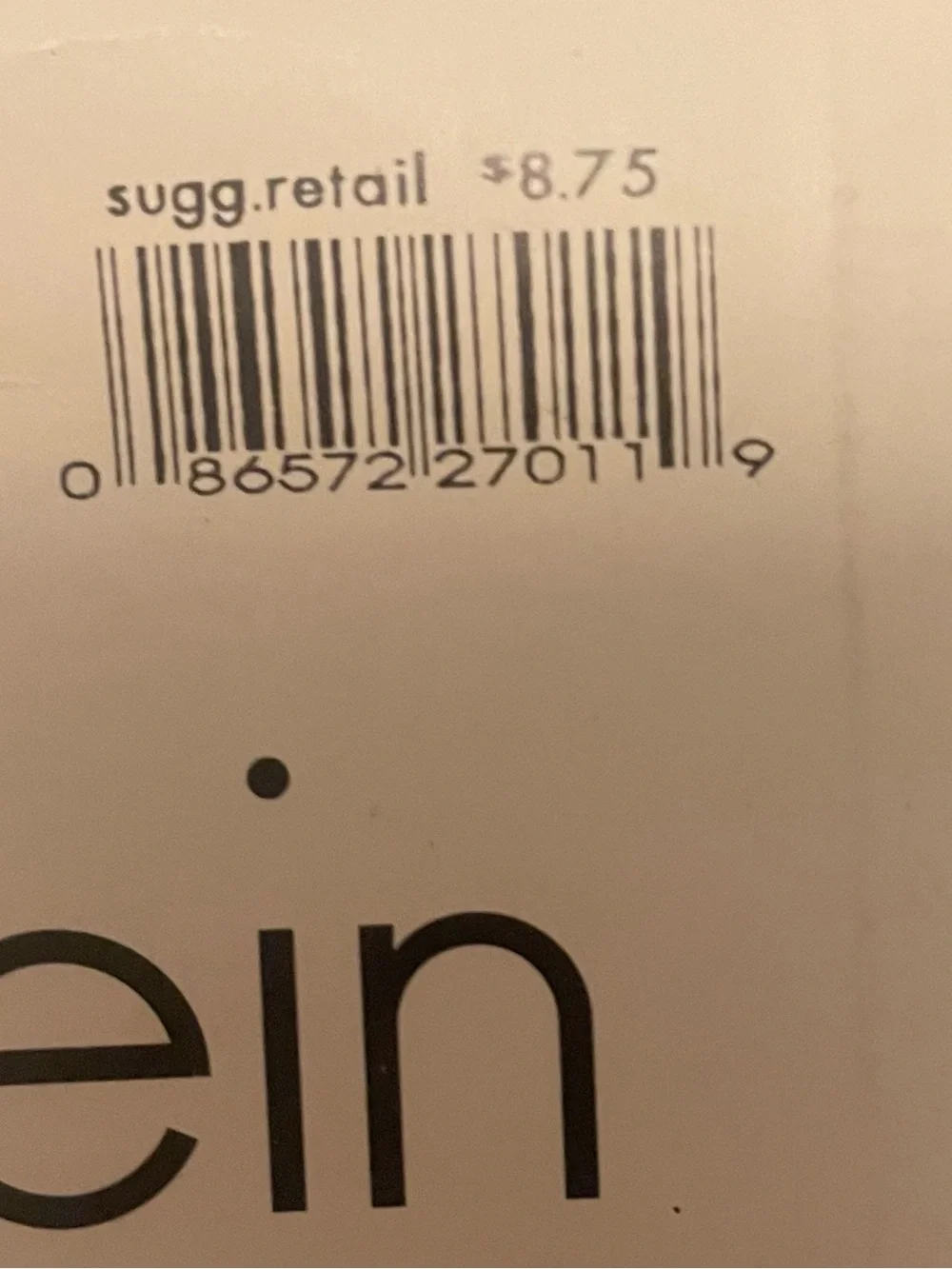 Calvin Klein Matte Ultra Sheer Control Top Hosiery Ivory size B style 620 nylons
